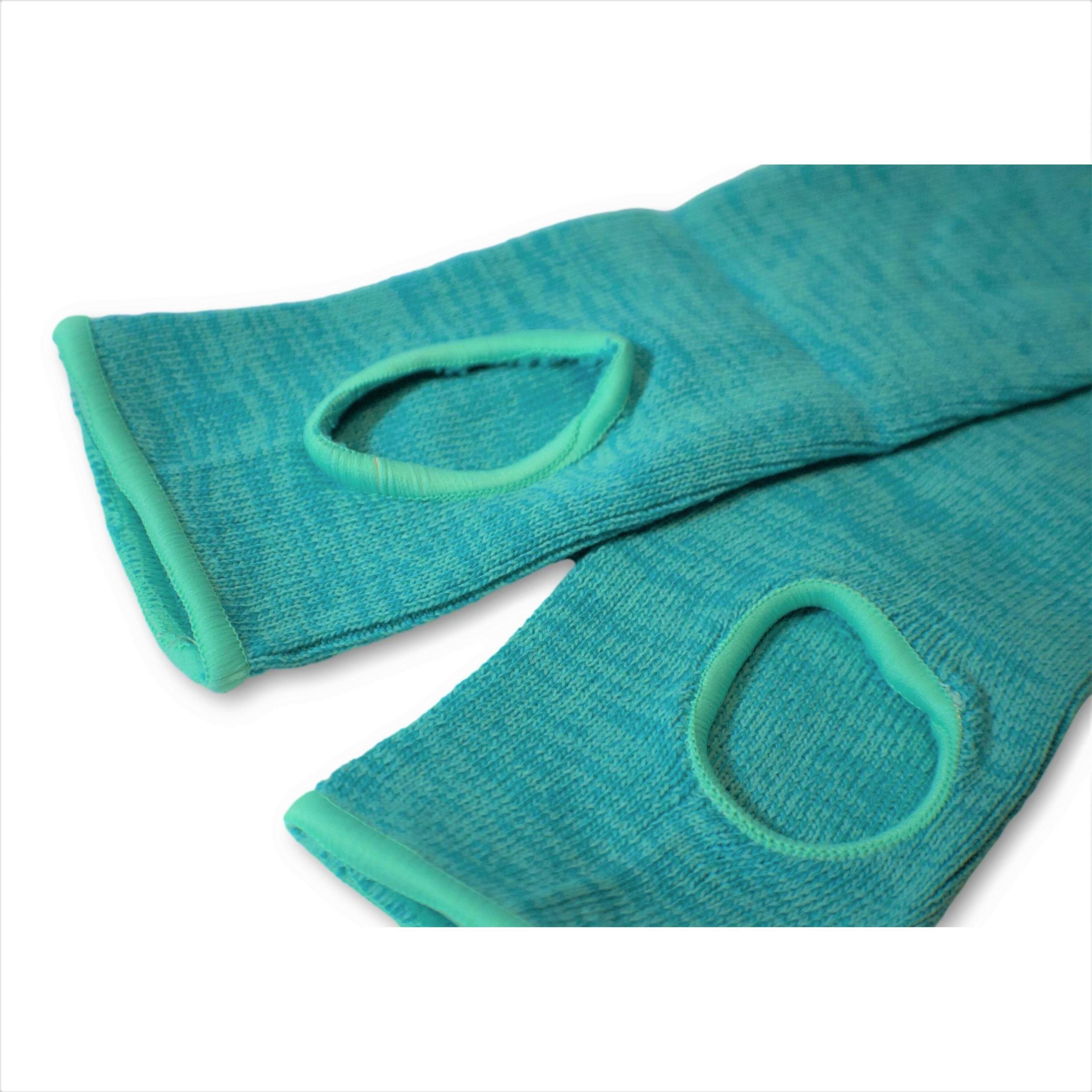 Meias de Aquecimento de Algodão Para Ginástica e Dança INDIGO 55 cm Fúcsia 2/3