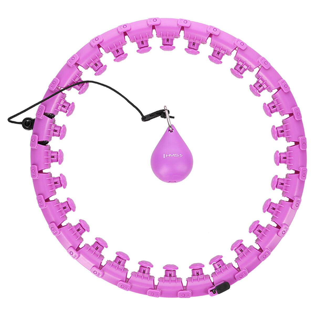 Hms - Hula-hoop-cerceau Avec Points De Massage Hhw12 Hms - Hula Hoop - Blanc|violet - Taille Unique - Decathlon