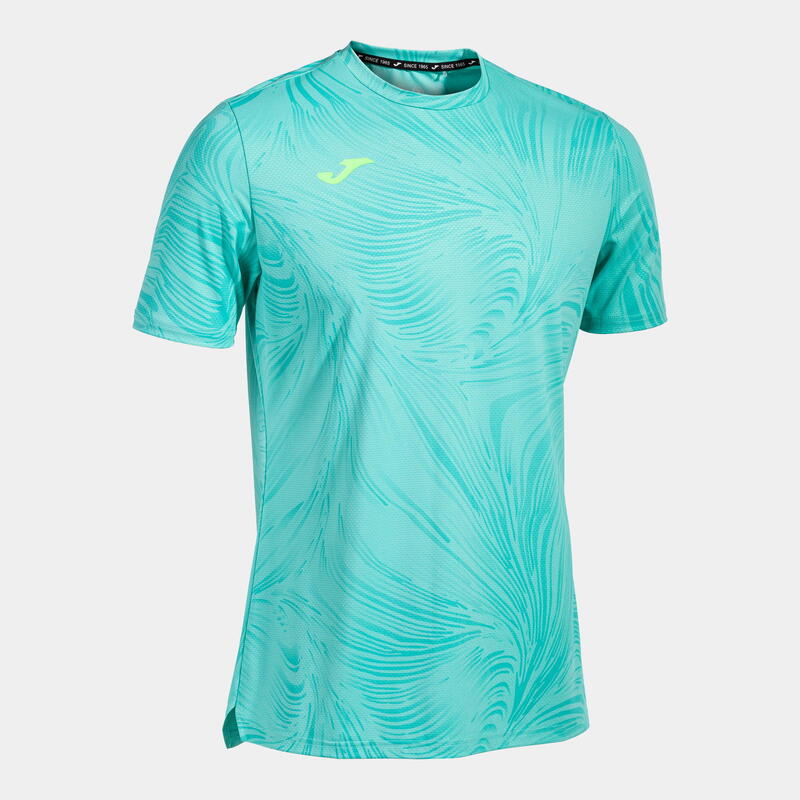 Koszulka męska Joma Challenge Short Sleeve T-Shirt turquoise L