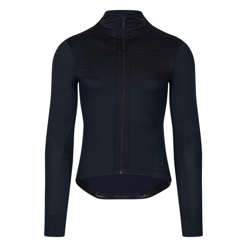 Herren Rad Langarmtrikot Windblockierend Signature Shield Anthrazit