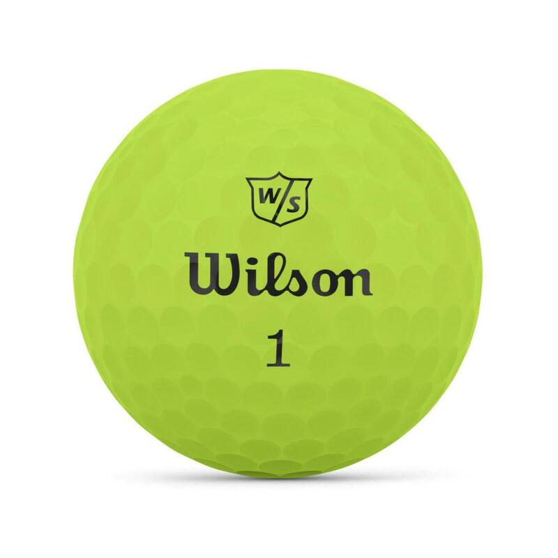 Balles de Golf Wilson Duo Soft Verte