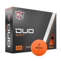 Bolas de Golf Wilson Duo Soft Naranja