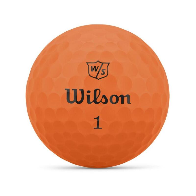 Palline da golf Wilson Duo Soft Arancione
