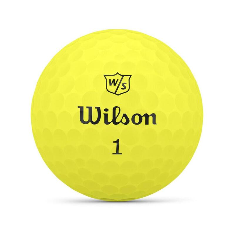 Bolas de Golf Wilson Duo Soft Amarillo