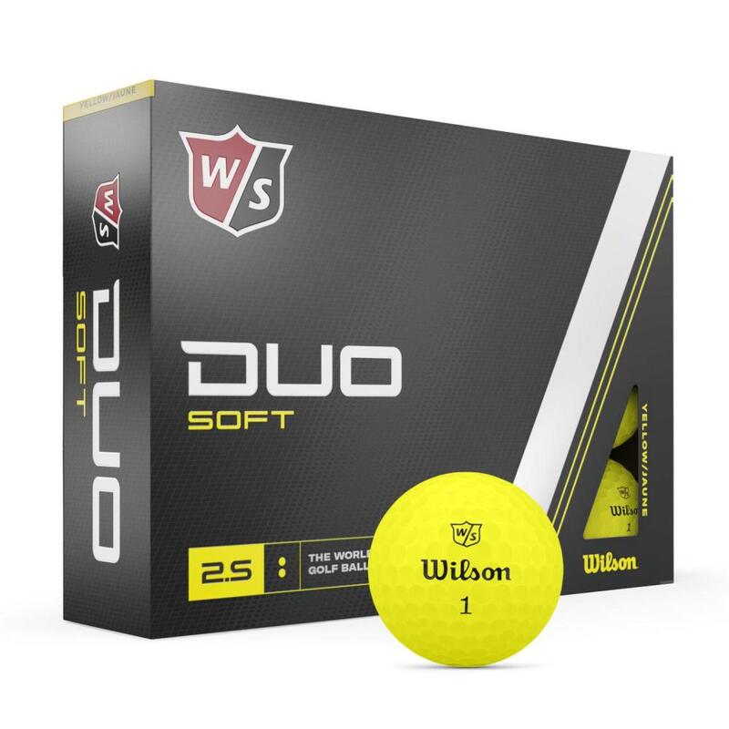 Balles de Golf Wilson Duo Soft Jaune