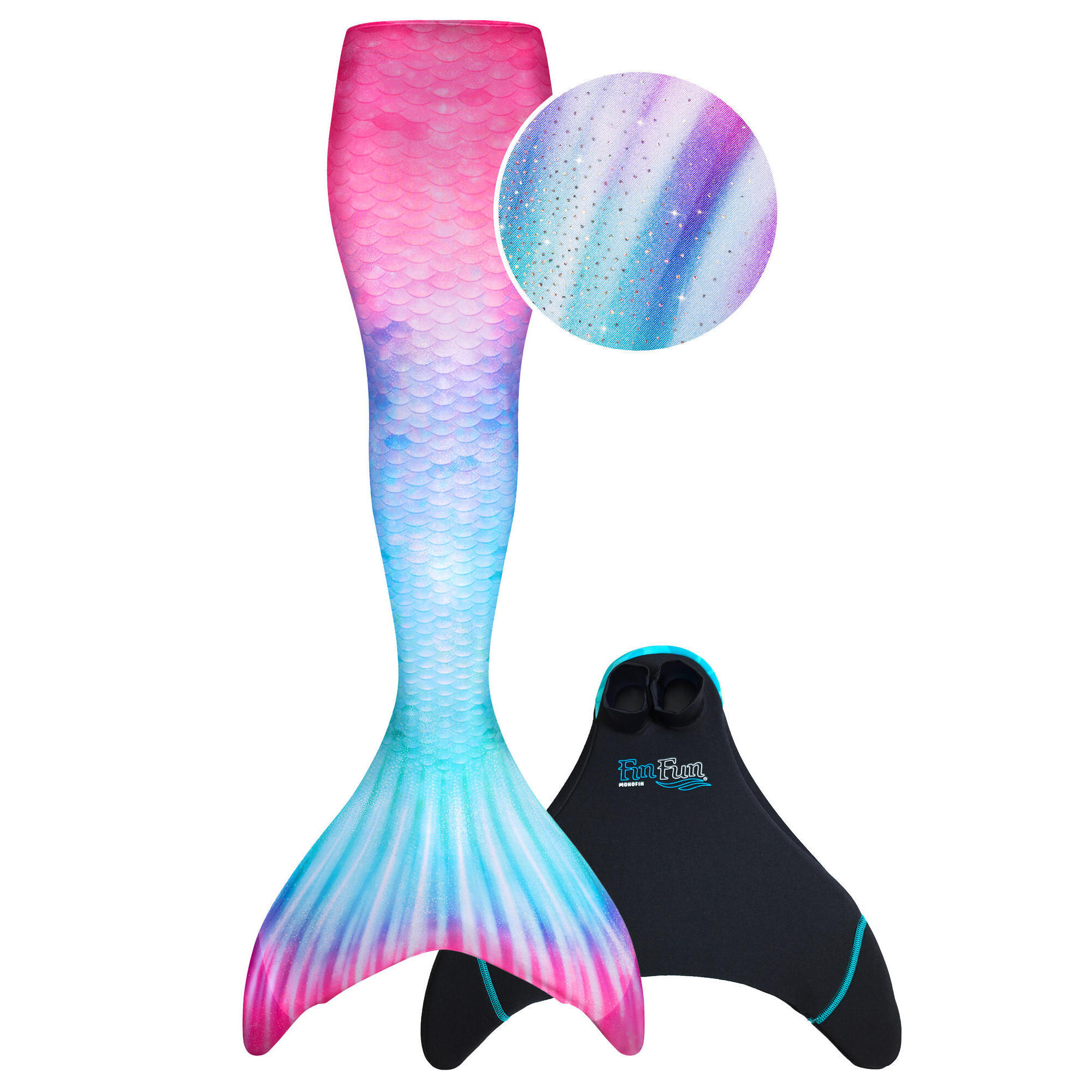 Finfun - Queue De Sirene « Édition Limitée » Fiji Fantasy - Palmes - Multicolore - 36 Xs - Decathlon