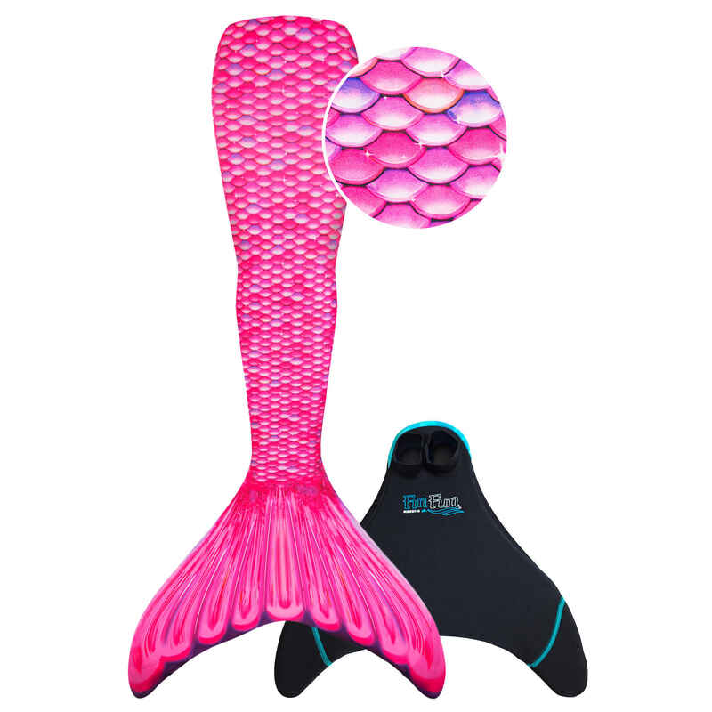 Fin Fun Meerjungfrauenflosse Mermaidens Original MALIBU PINK | FINFUN ...