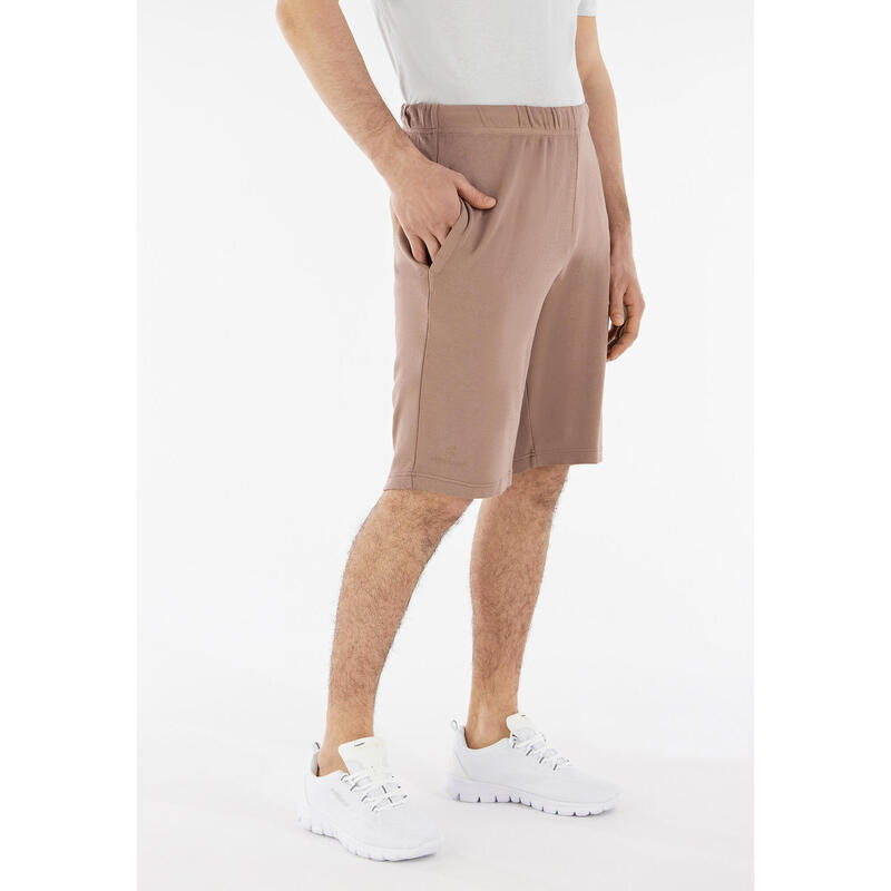 Pantaloncini in cotone con tasche e coulisse