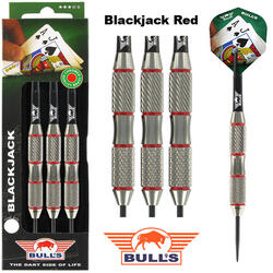 Dartpijlen Bull's Blackjack Brass Red