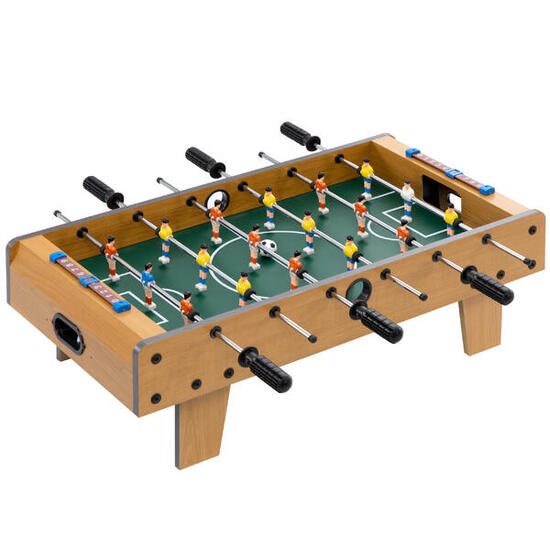 HOMCOM Calcio Balilla Pieghevole per Adulti e Bambini in MDF 69x36.5x22 cm