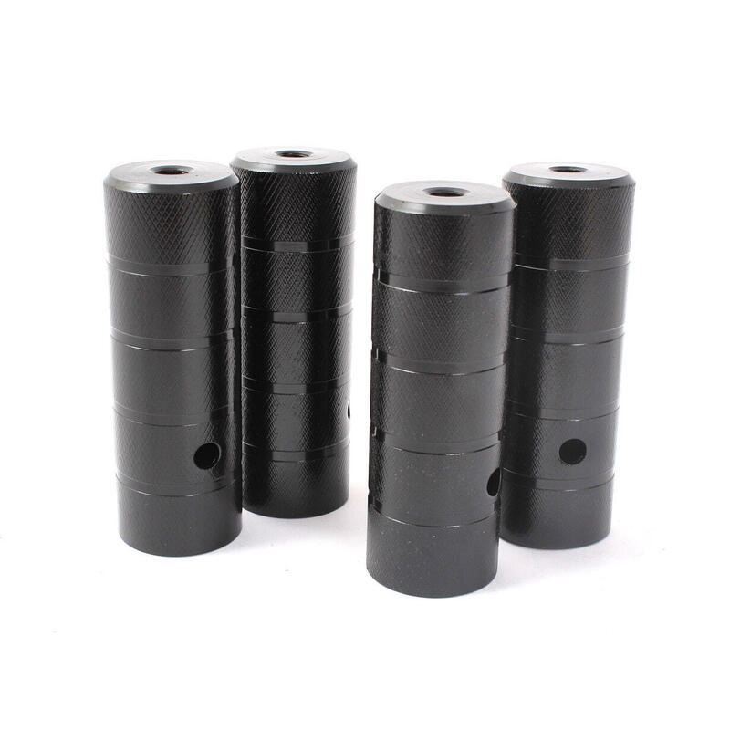 BMX PEGS 2 PERECHI DE OȚEL NEGRU 10MM KHEBIKES