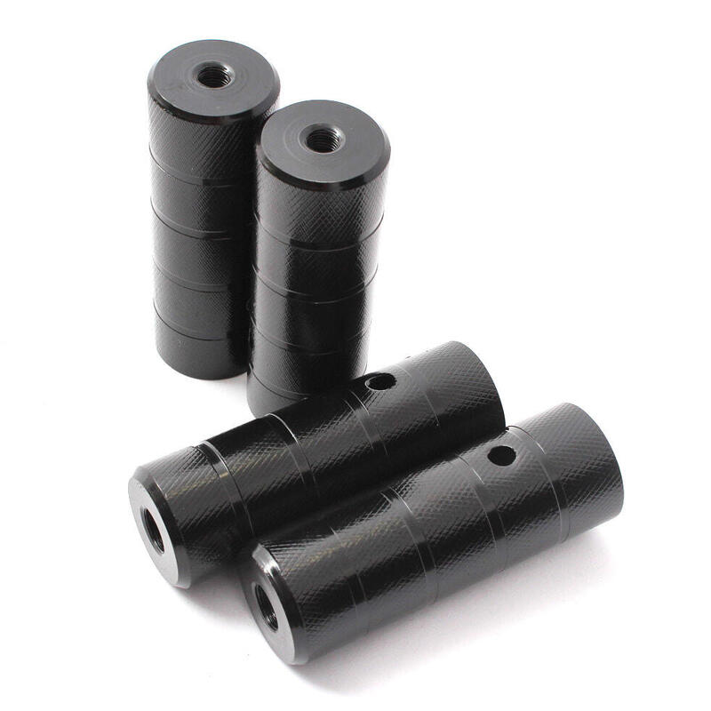 BMX PEGS 2 PAAR ZWART STAAL 10MM KHEBIKES