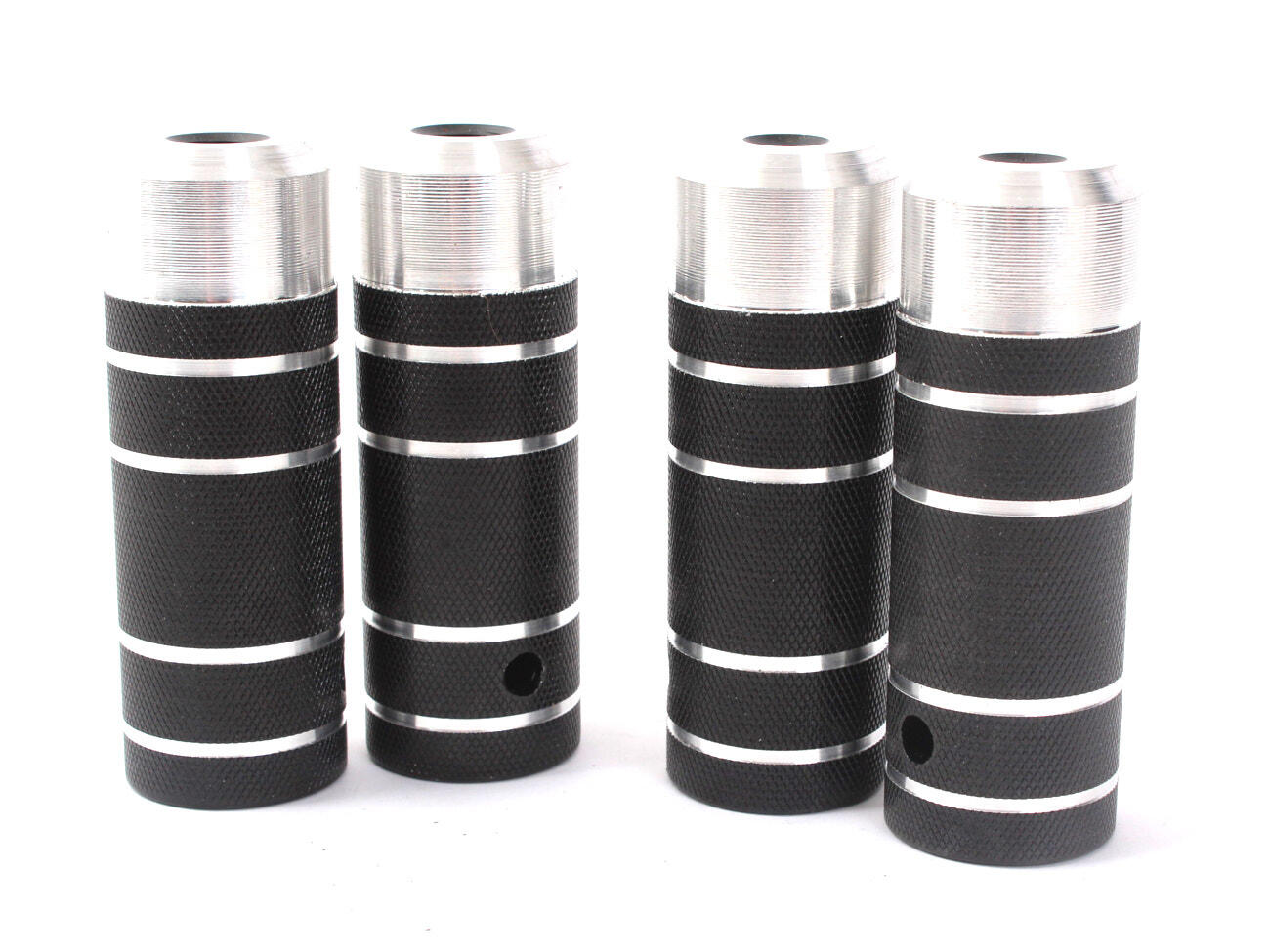 BMX PEGS COP 2 PAAR ZWART ALU 10/14MM KHEBIKES 2/4