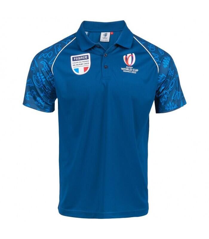 RUGBY WORLD CUP 2023 Rugby World Cup 2023 Mens France Polo Shirt