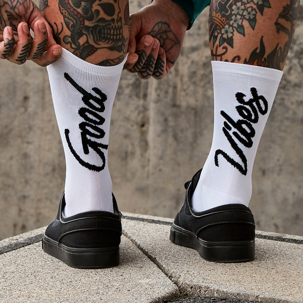 Chaussettes  - Pacific Good Vibes - White 4/5