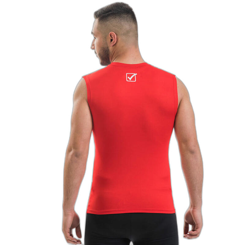 Koszulka piłkarska termoaktywna dla dorosłych Givova Corpus 1 czerwona