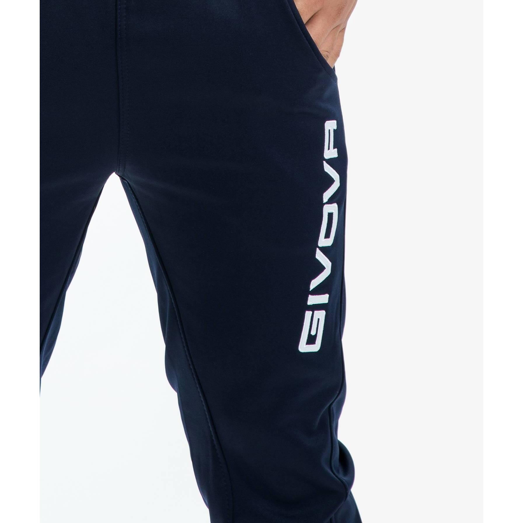 TUTA complete uomo givova blu/bianco 3/4