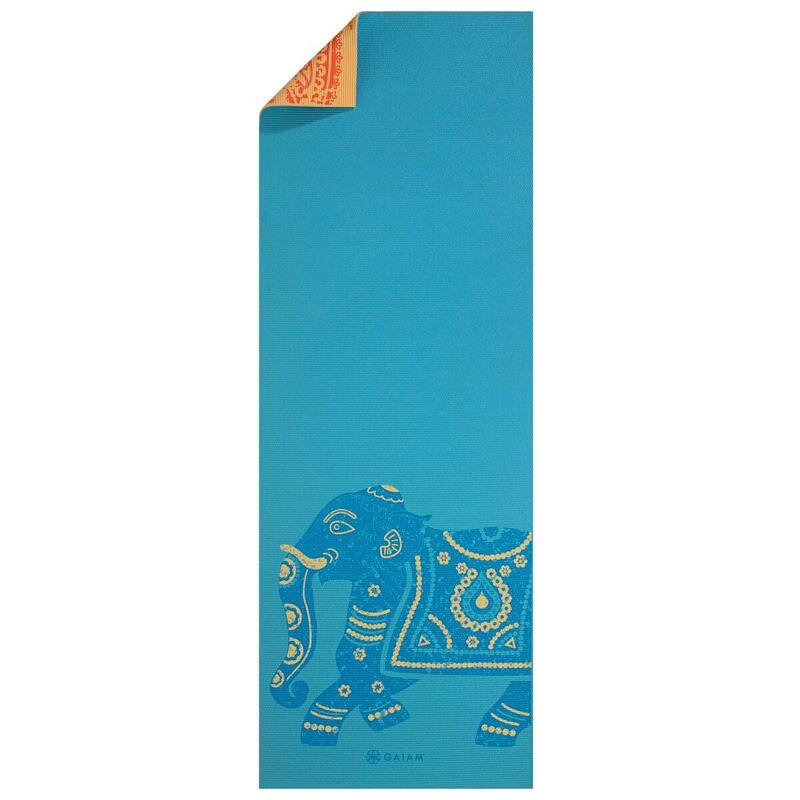 Reversible Yoga Mat - 6 mm - Elephant