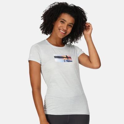 Fingal vii wandelshirt met korte mouwen voor dames