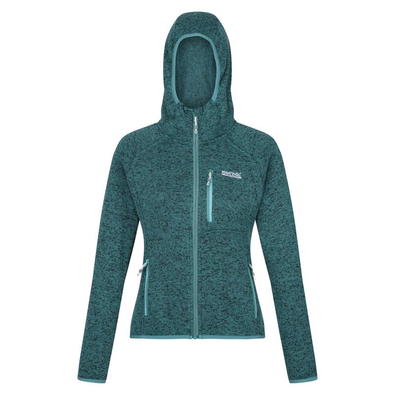 De Newhill sportieve fleece met capuchon voor dames