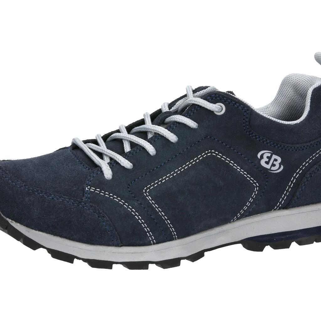 Brütting Mount Rogers Velour Leather Hiking Shoe Blue