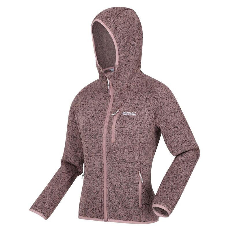 De Newhill sportieve fleece met capuchon voor dames