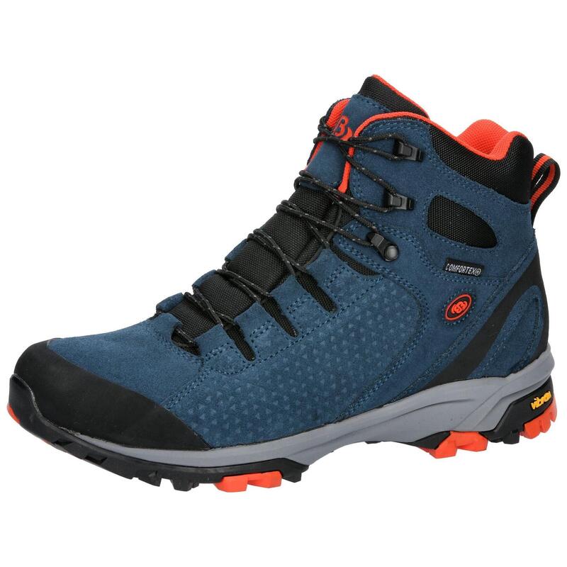 Wandelschoenen blauw waterproof Heren Mount Trish High