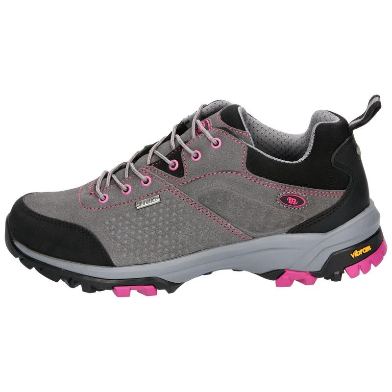 Wandelschoen  grijs waterproof Dames Mount Brady Low