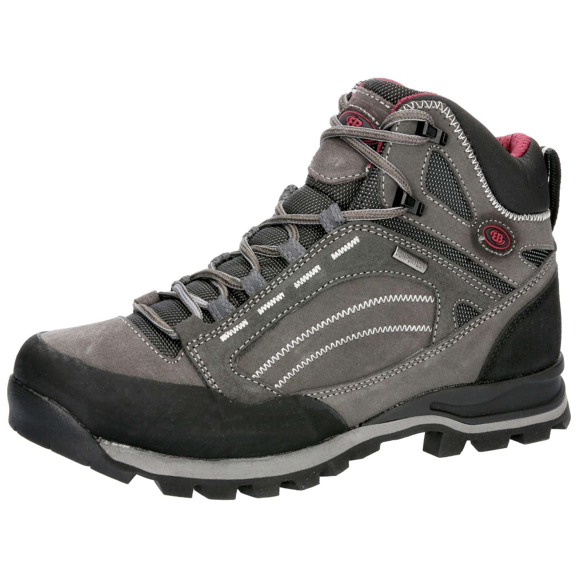 Wandelschoenen voor dames Mount Mangu High Grijs BRUTTING Decathlon