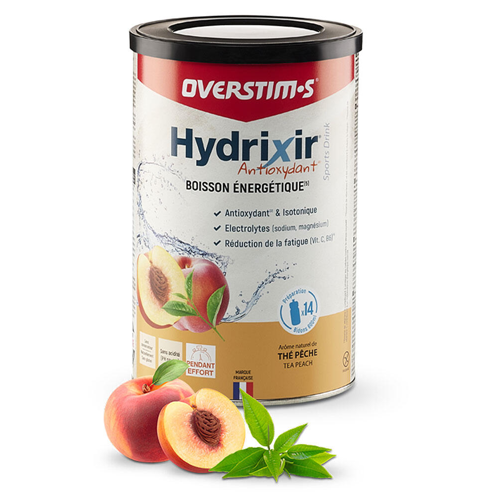 Overstim.s - Boisson Isotonique - Hydrixir Antioxydant Thé Pêche - 600g - Boisson Isotonique - 600 G - Decathlon