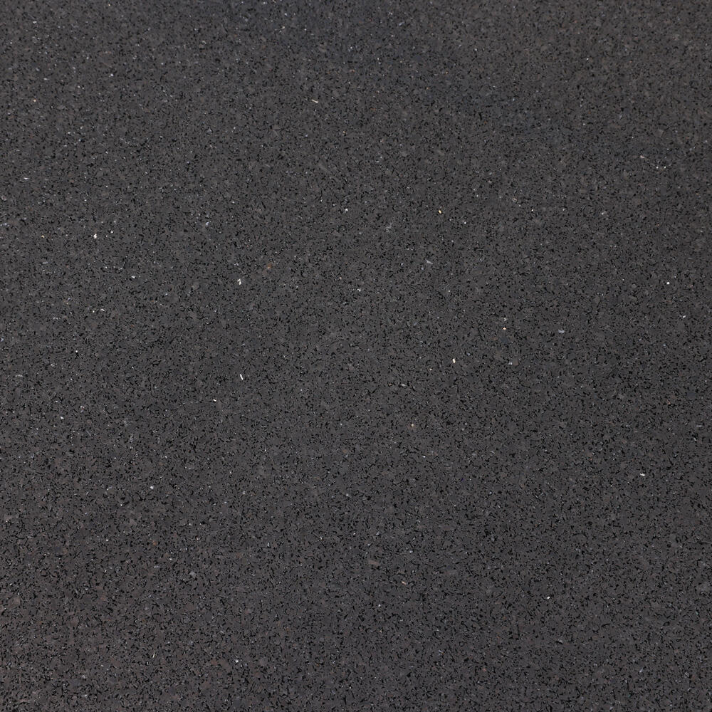 Revêtement de sol sportif - Rouleau de 12,5 m² - Épaisseur 6 mm - Noir 2/7