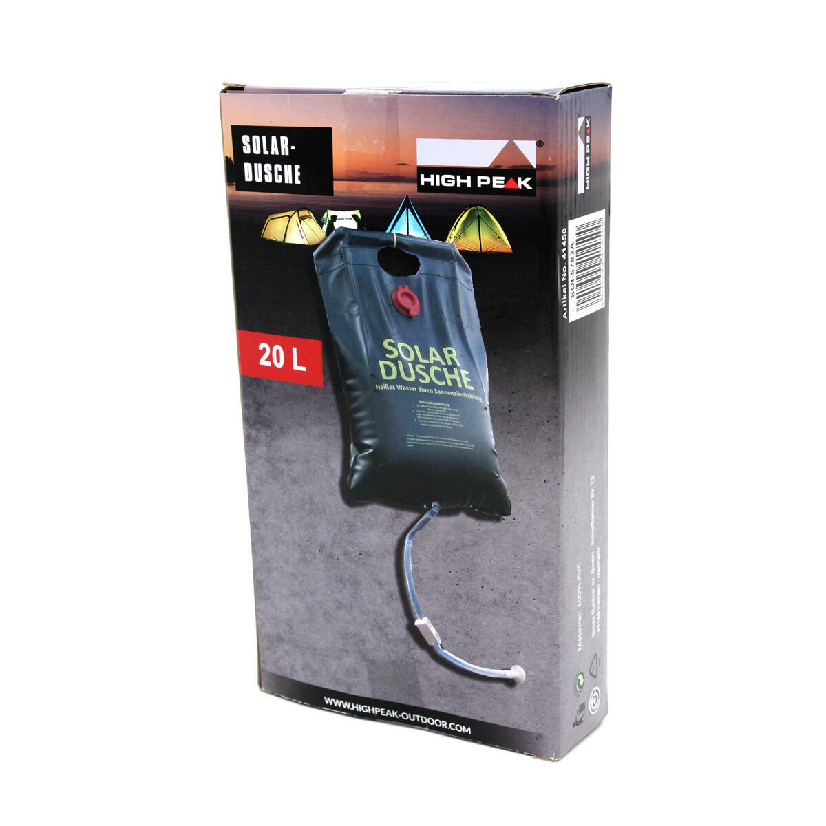 HIGH PEAK Ducha Solar High Peak 20 litros