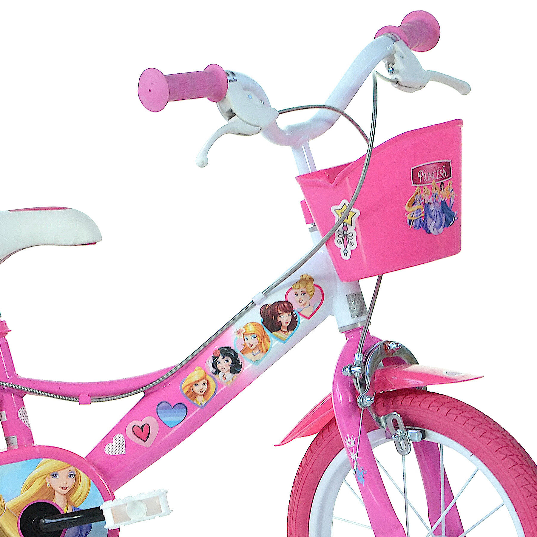 Dino Princess Kids Bike - 14in Wheel 3/3