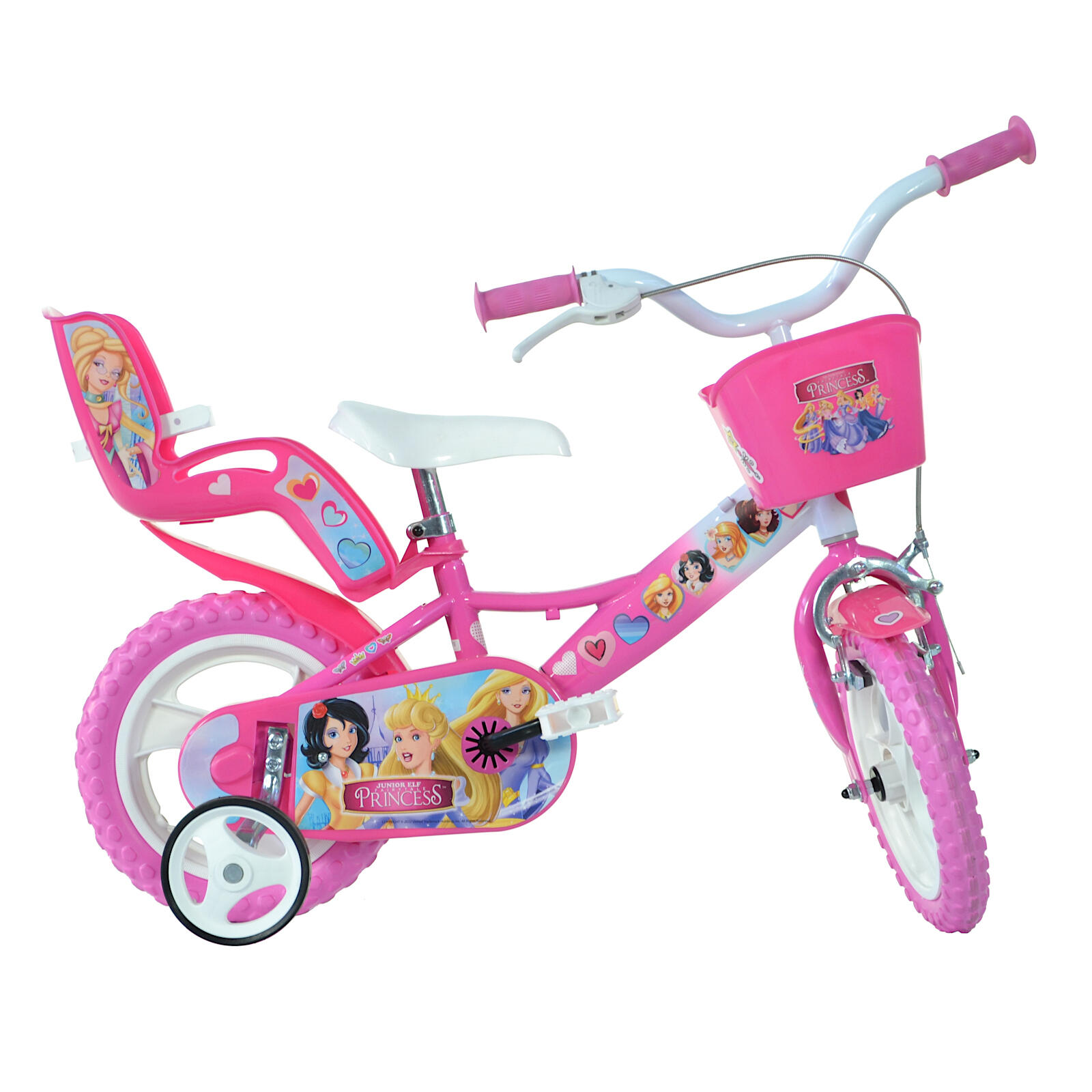 Dino Princess Kids Bike - 12in Wheel 1/4