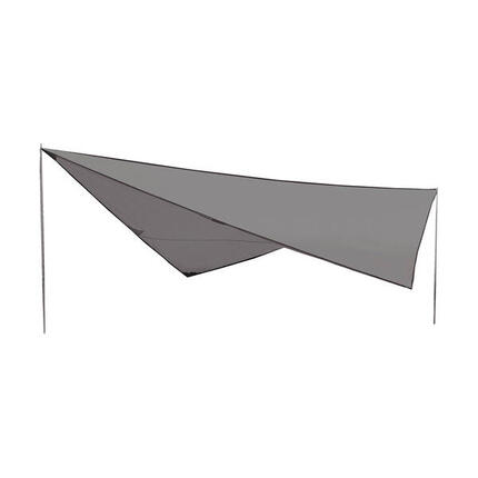 High Peak Sonnensegel Tarp 2, 400x400 cm, Sonnenschutz, Wetterschutz Tarp