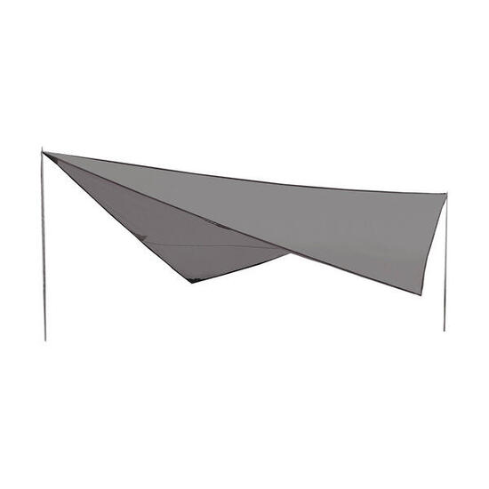 High Peak Sonnensegel Tarp 2, 400x400 cm, Sonnenschutz, Wetterschutz Tarp