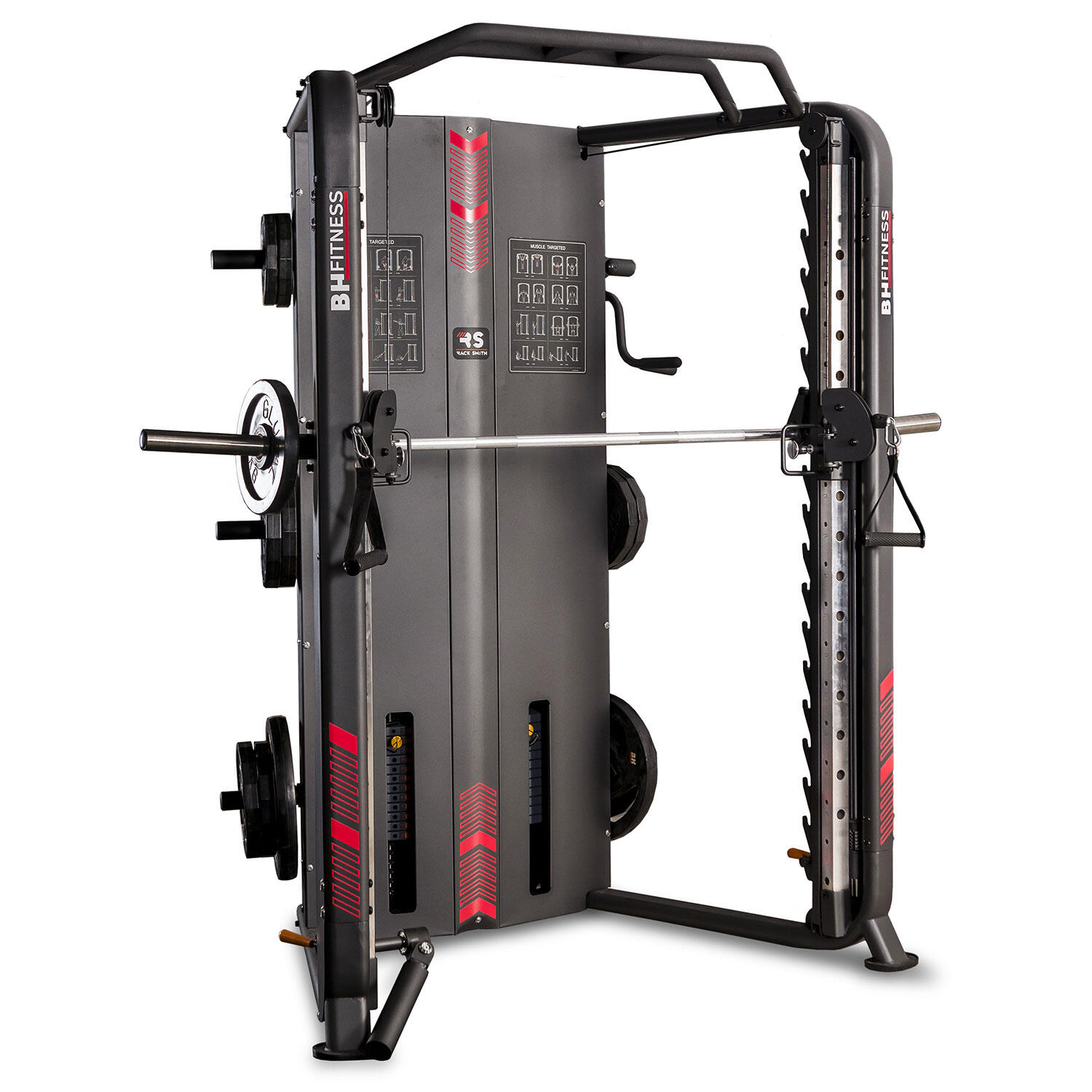 BH FITNESS Fitness Multiestación Rack Smith G160 Semiprofesional