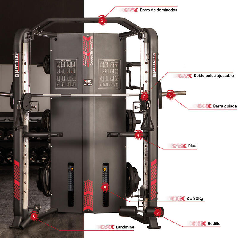 Multistazione Fitness Rack Smith G160 Semiprofessionale