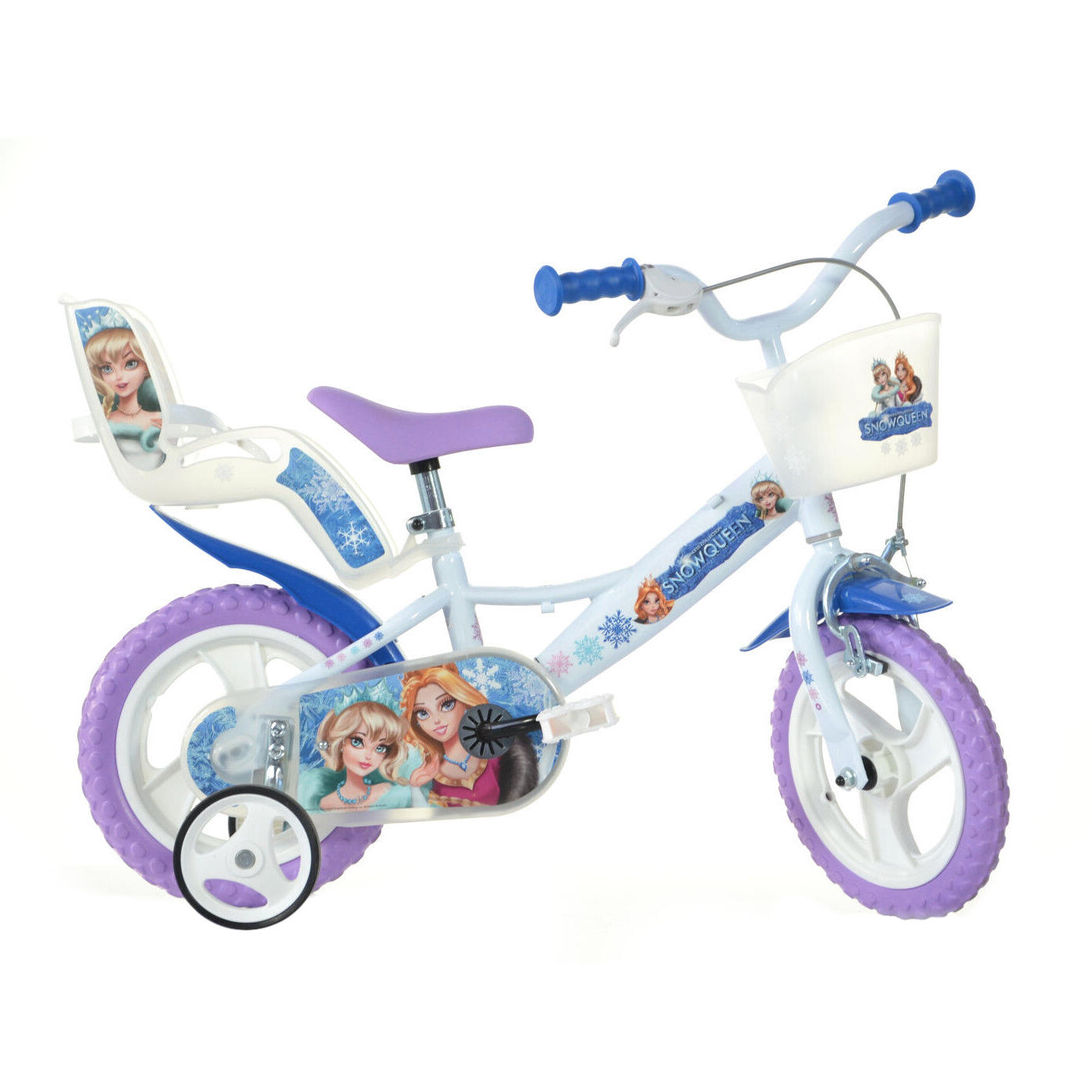 Dino Bikes 12" Snow Queen Bicycle 1/3