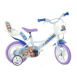 Fiets 12 inch 3-5 jaar Dino Bikes Snow Queen