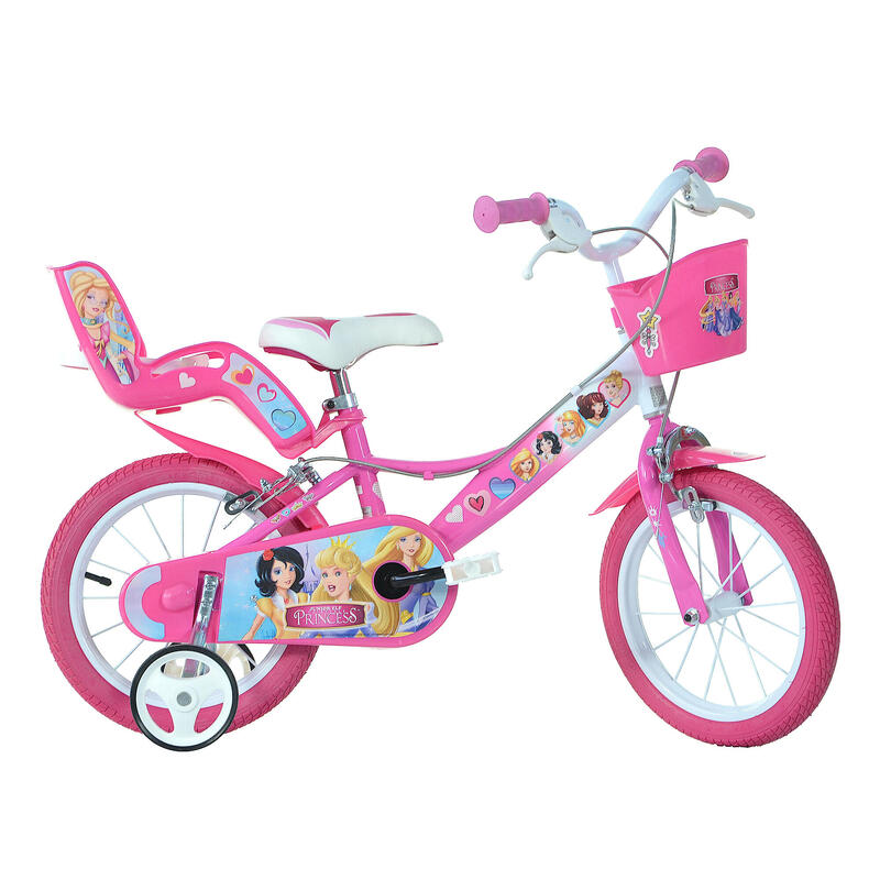 Fiets 14 inch 4-6 jaar Dino Bikes  Fairytale Princess