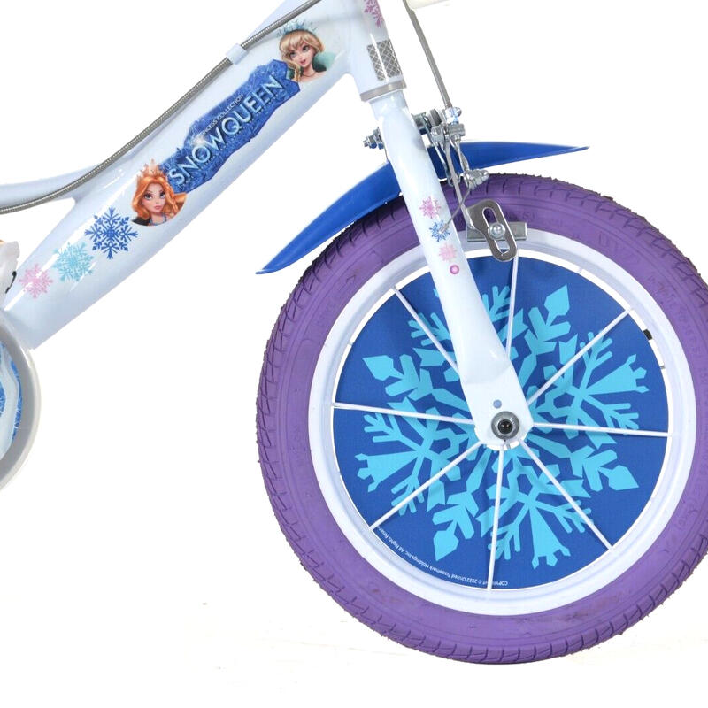 Bicicleta Niños 14 Pulgadas Snow Queen 4-6 años