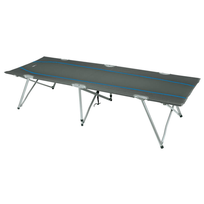 Outsunny Cama De Camping Plegable De Aluminio 210X86X42 Cm Gris