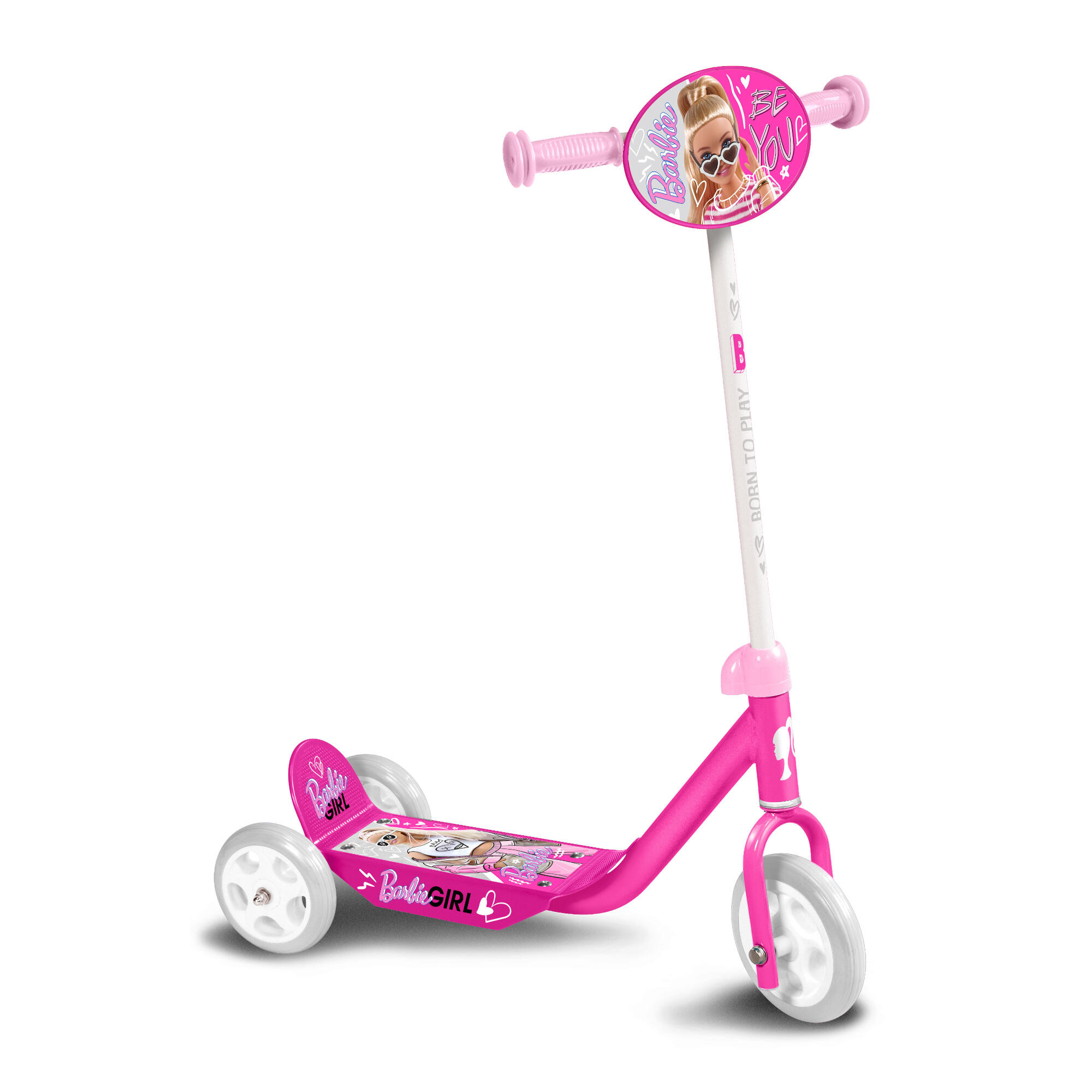 Trotinete de 3 rodas criança barbie