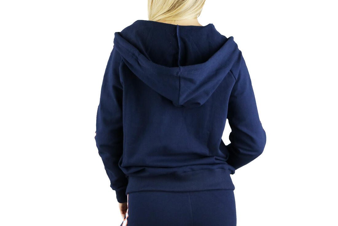 Sweatshirt voor vrouwen Hoodie NAVY-RACE 3/4