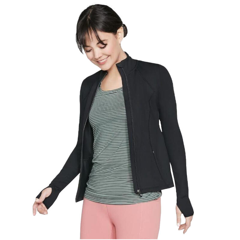 Skechers Go Flex Mesh Jacket, Femme, pulls molletonnés, noir