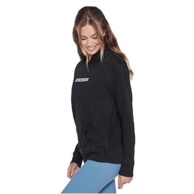 Skechers Signature Pullover Hoodie. Damen. Sweatshirts. schwarz
