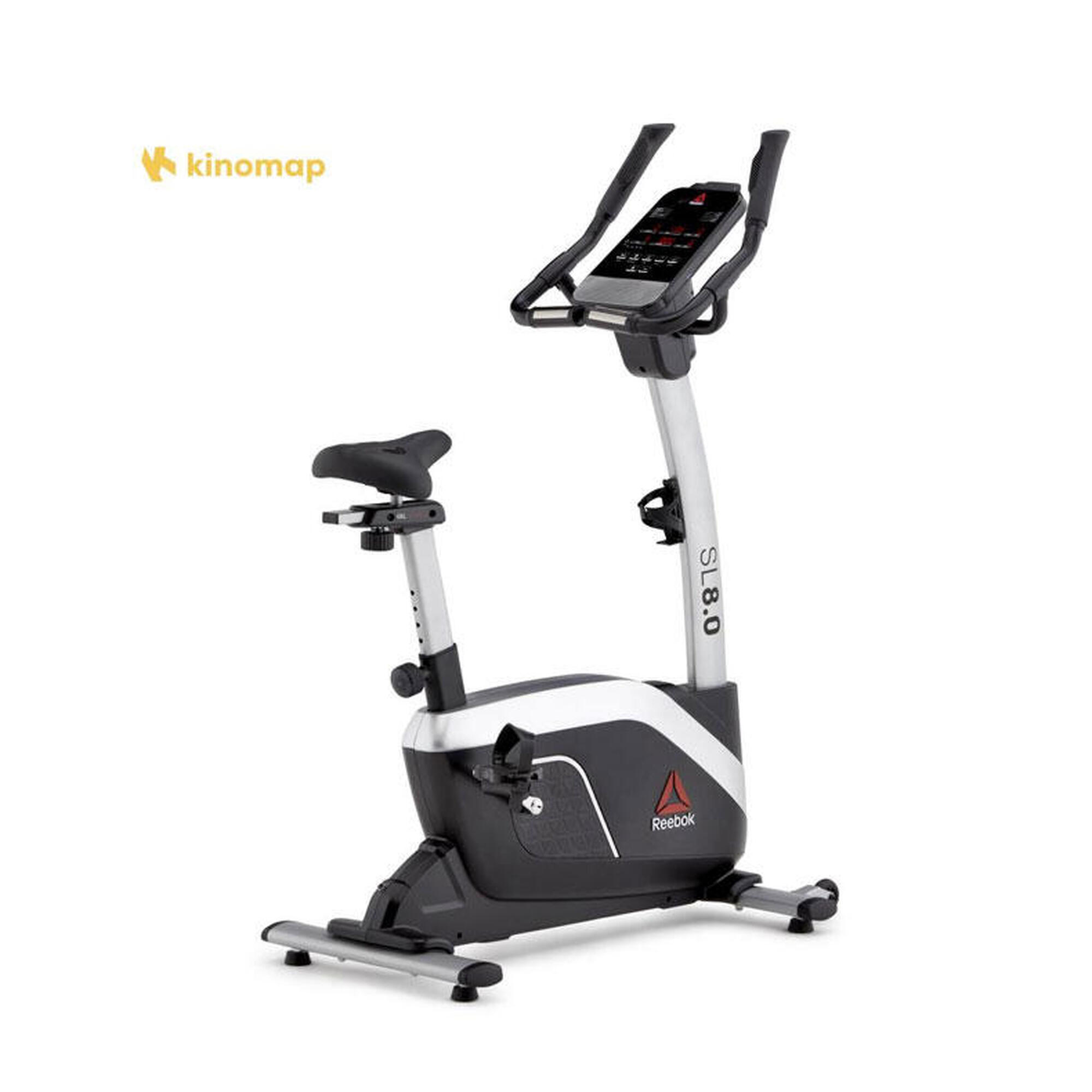 Bicicleta estática - estável e confortável - sl8.0 prata