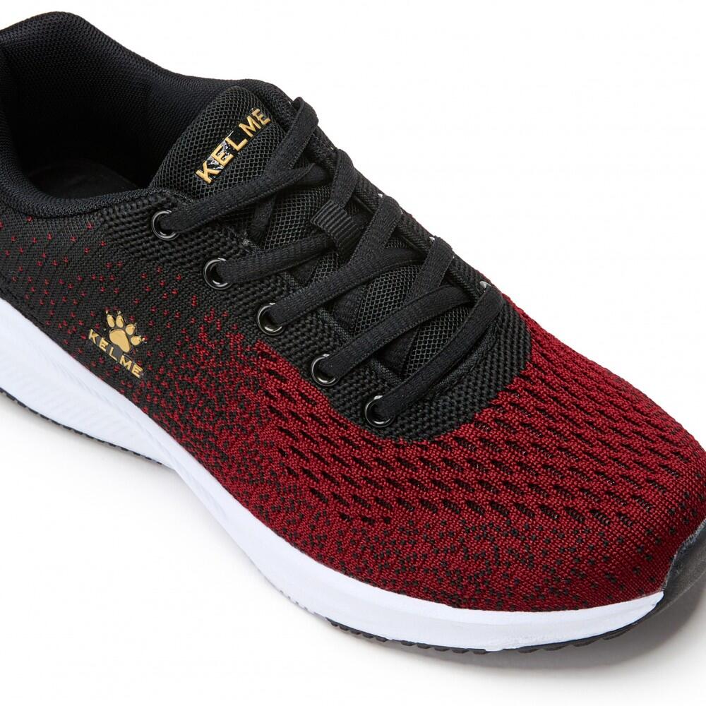 Zapatillas Running Kelme K-walking Unisex En Color Negro Y Burdeos 2/5