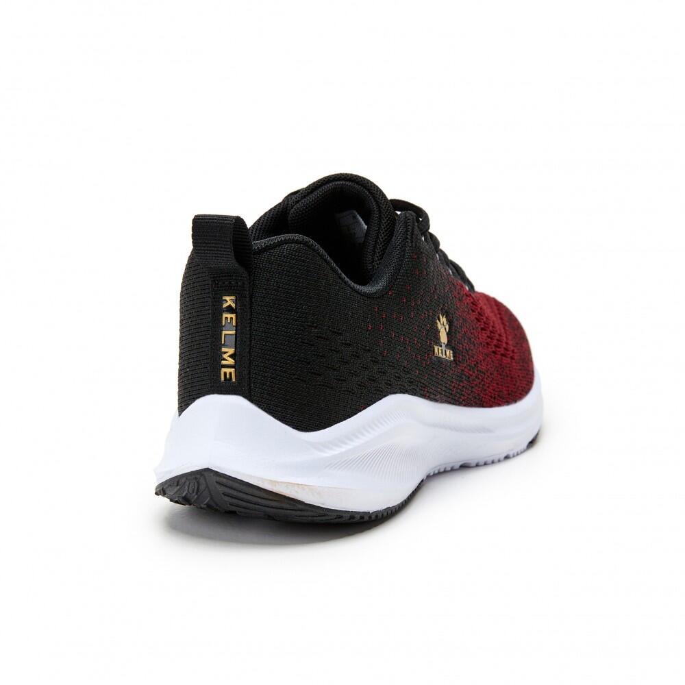 Zapatillas Running Kelme K-walking Unisex En Color Negro Y Burdeos 3/5
